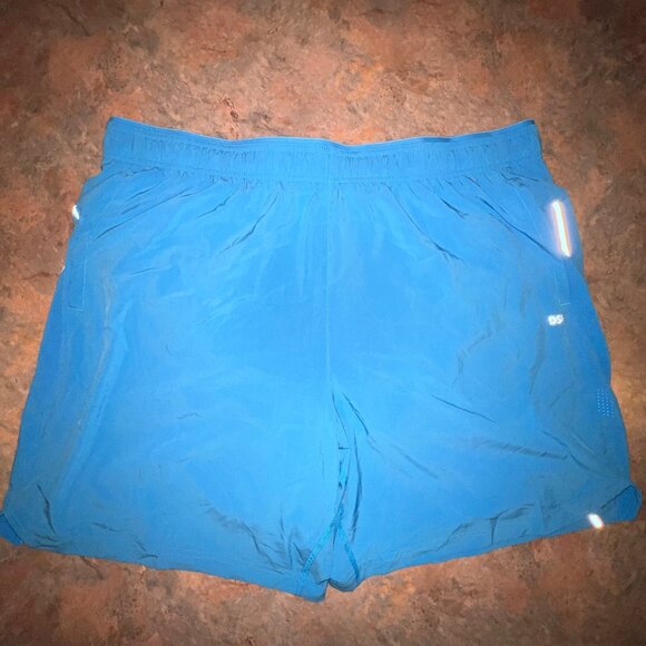 DSG Mens 2XL 7" Stride Run Shorts Ibiza‎ Blue Polyester & Spandex - Picture 1 of 9